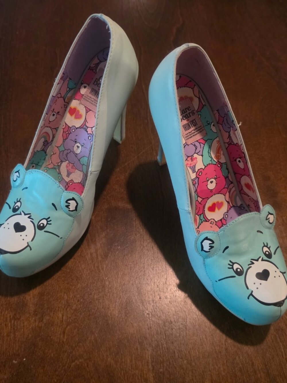 Iron Fist x Care Bears Heels Extremely Rare Size 9